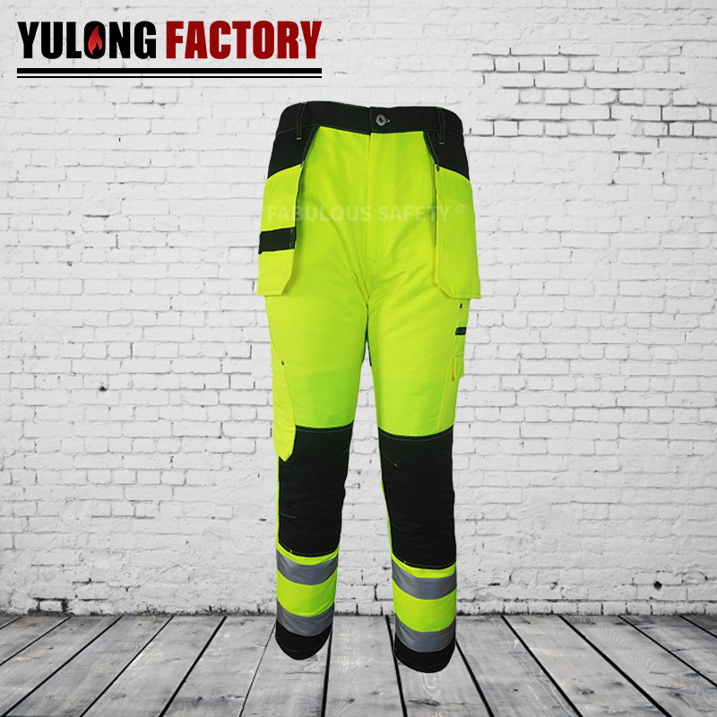 全棉抗油拒水熒光防靜電褲子